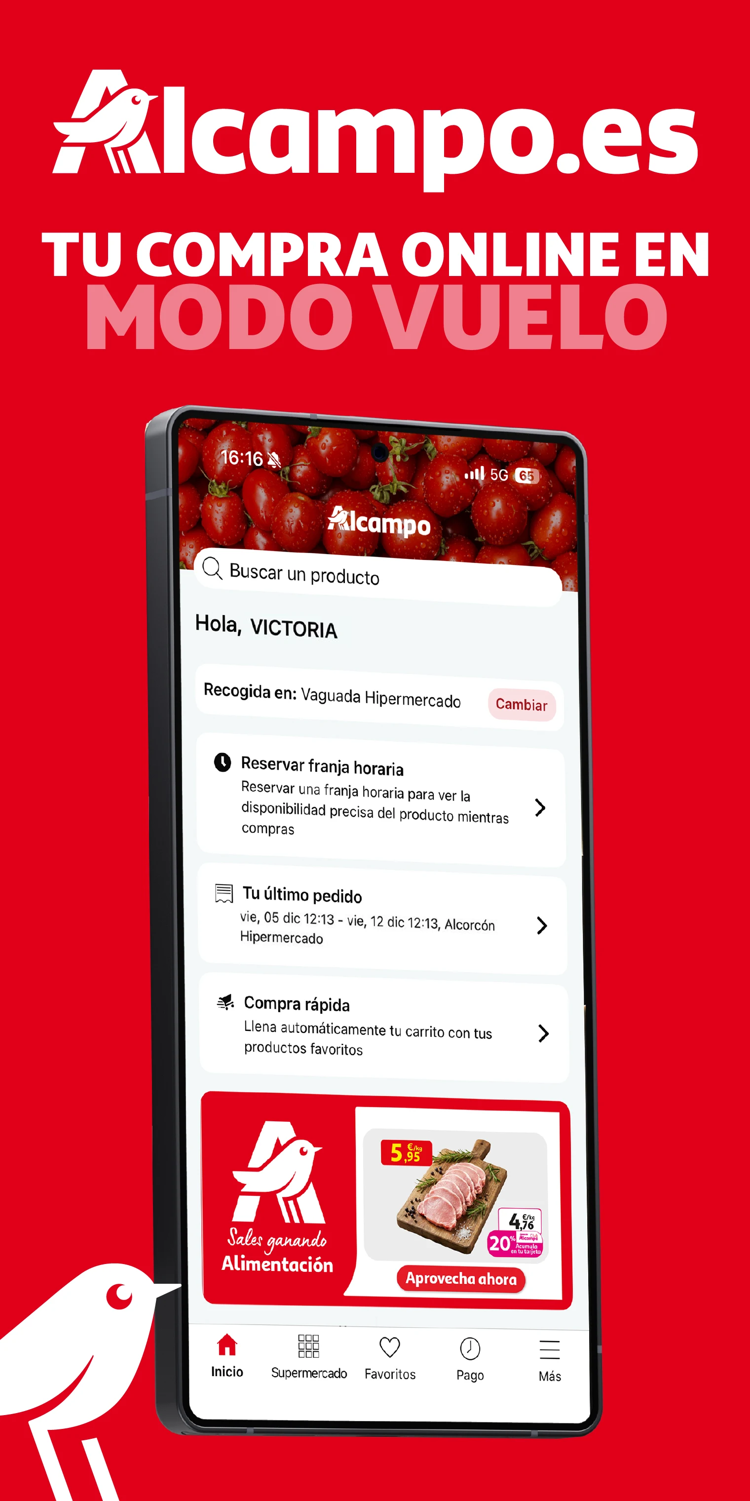 Alcampo Supermercado Online screenshot