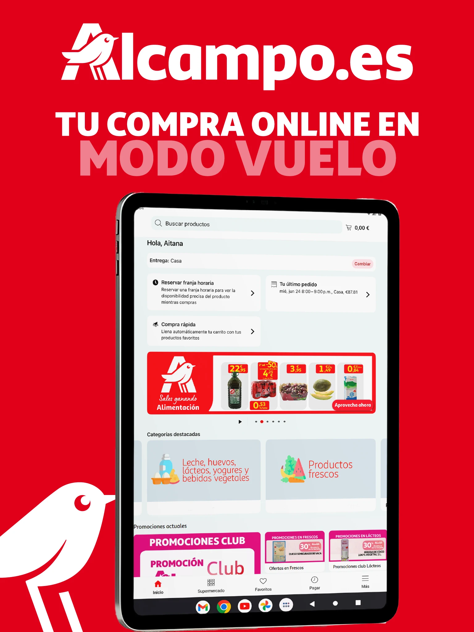 Alcampo Supermercado Online screenshot