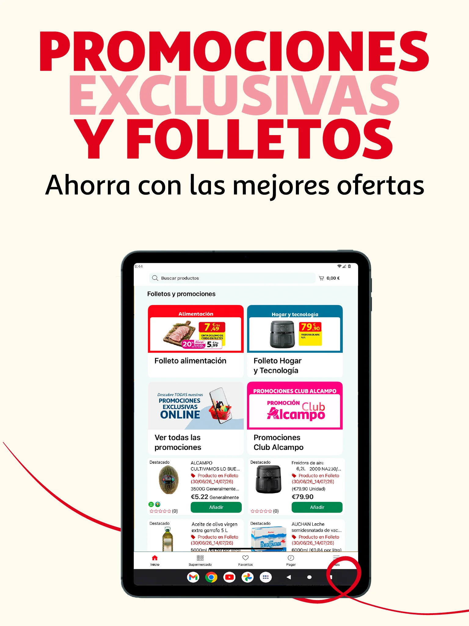 Alcampo Supermercado Online screenshot